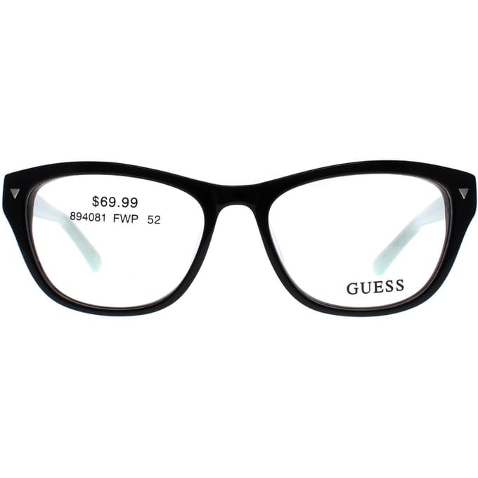 Guess GU2452 BKBL zwart blauw brilmontuur