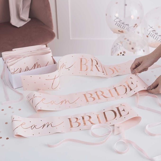 Ginger Ray - Team Bride - Sjerp team bride (6 stuks)