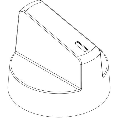 AEG knop, thermostaat, wit 140198785044