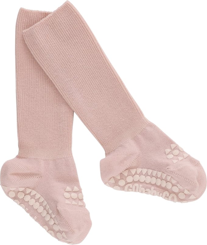 GoBabyGo - Bamboe Antislip Sokjes - Sokken - Soft Pink 2-3 jaar