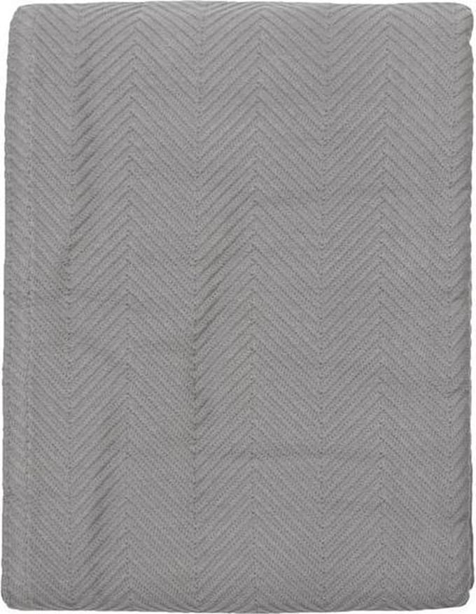 Snoozing Spiga - Bedsprei - Eenpersoons - 180x260 cm - Grijs