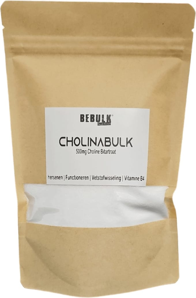 Mineralen - CholinaBulk - Choline Poeder - BeBulk Nutrition - 1000g Neutraal