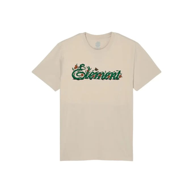 Element Brambles T-shirt Met Korte Mouwen Beige L Man