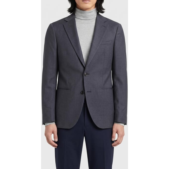 Reiss Formal Linen Jacket Airforce Blue Größe: 44 | Blazer Outlet | Herren | Weiß