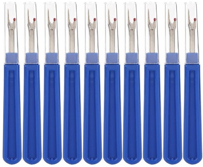 Fako Bijoux - 10x Tornmes XL Blauw - Tornmesje - Extra Scherp - Groot Model - 14cm - Blauw - 10 Stuks