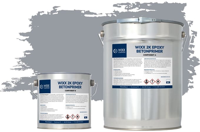 Wixx 2K Epoxy Betonprimer - 20L - 20L - RAL 7040 | Venstergrijs