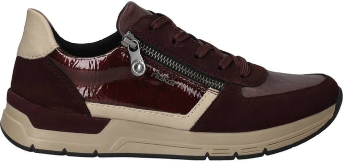 Rieker Sneakers - Dames - Rood - Maat:41