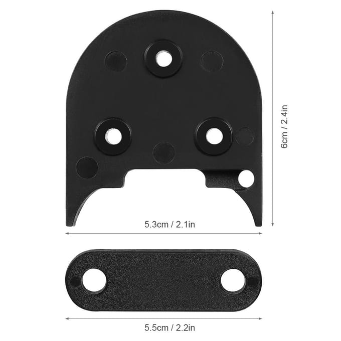 Elektrische scooter 10 inch bandenwiel spatbord afstandhouder standaard afstandhouder achterwiel spatbordbeugel zwart