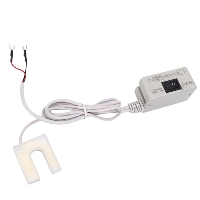 Lampe LED haute luminosité pour machine à coudre, en forme de U, à économie d'énergie, accessoire de couture white