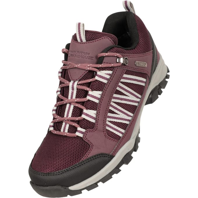 Mountain Warehouse Dames/Dames Pad Waterdichte Buiten Wandelschoenen (Paars)