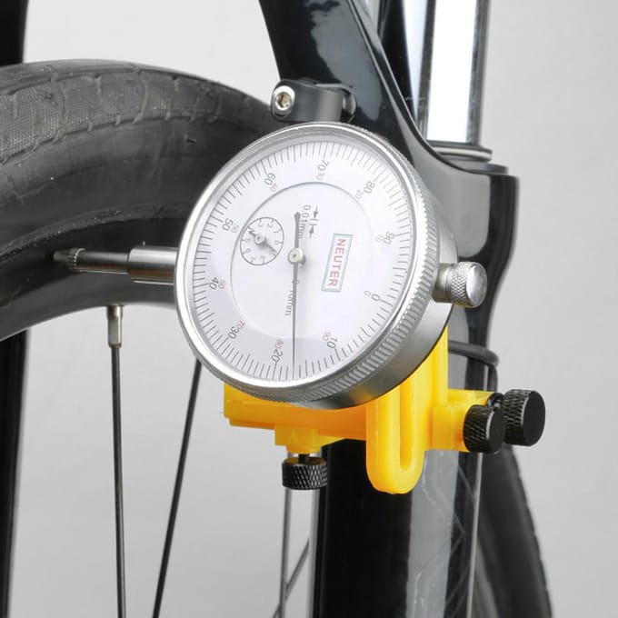 Support professionnel de réglage de roue de vélo, outil de réparation de roue de vélo, Table de pourcentage, jantes de vélo noir