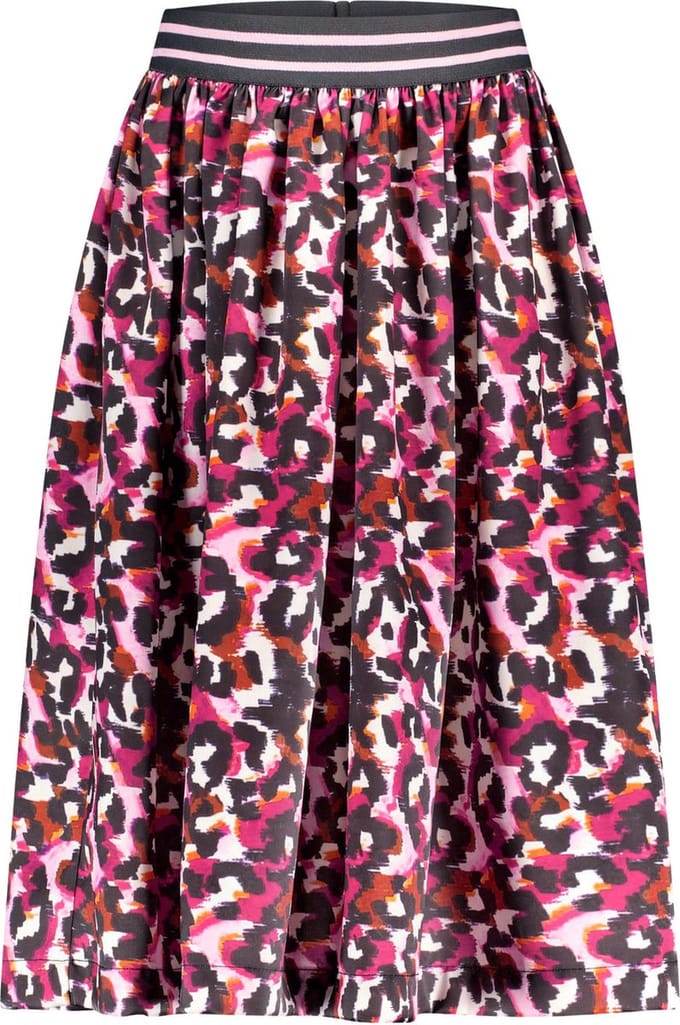 Meisjes midi rok - Something leo AOP