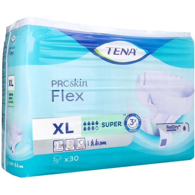 Tena Proskin Flex Super XL - 1 paquet de 30 protections