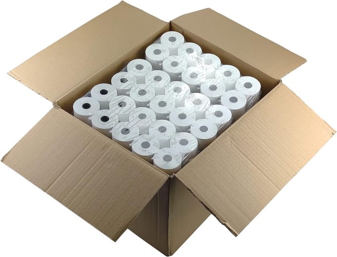 120 Thermische Kassabonnen Rollen 57mm Breed voor Kassaprinting