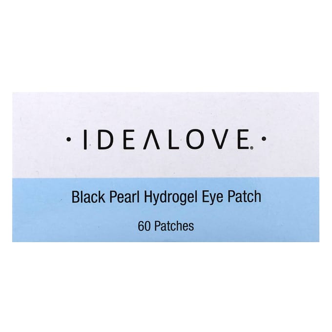 Idealove, Eye Admire Black Pearl Hydrogel Eye Patch, 60 patches black