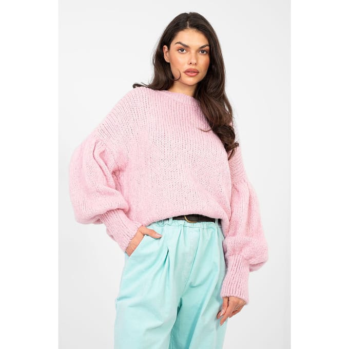 Lunelle Soft Knit - Lichtroze / One Size