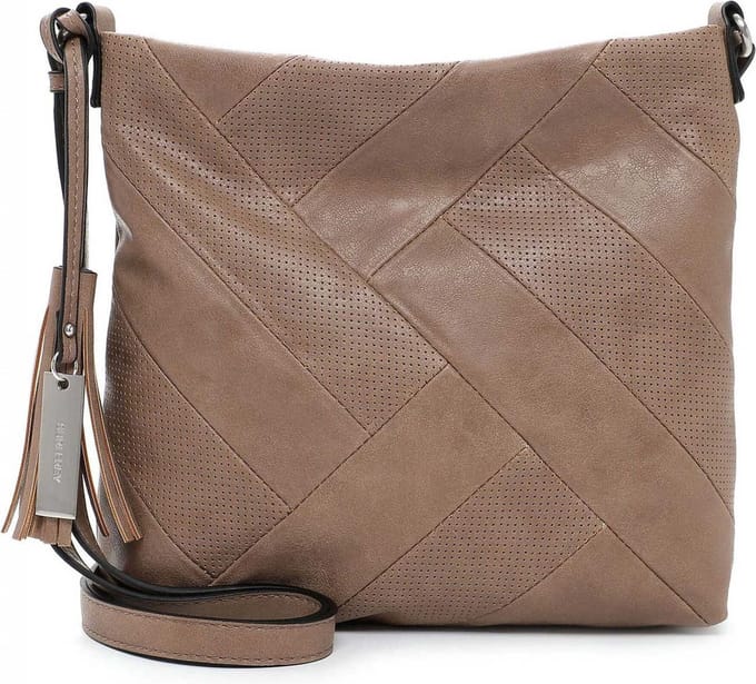 SURI FREY Schoudertas Lyndsey Crossover Darktaupe Lichtbruin