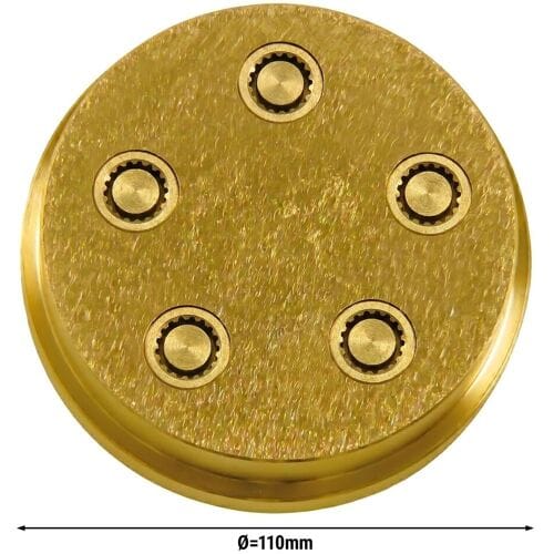 GGM Gastro Nudelformscheibe - Makkaroni Rigati 10mm passend für NMSM20 - Ø 110mm