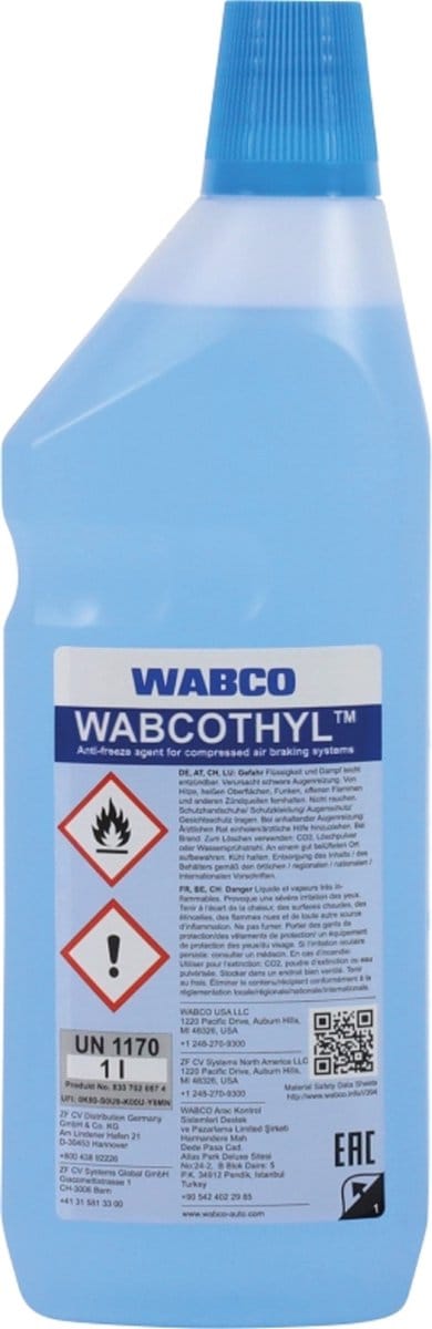 Luchtremmen anti-vries Wabcothyl, 1 liter