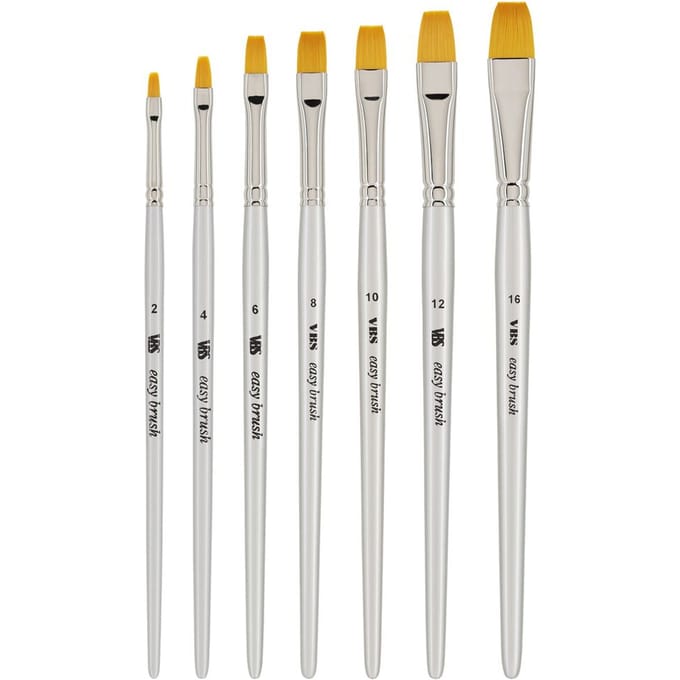VBS Platte penseel "Easy-Brush" - Grootte 10/10 mm