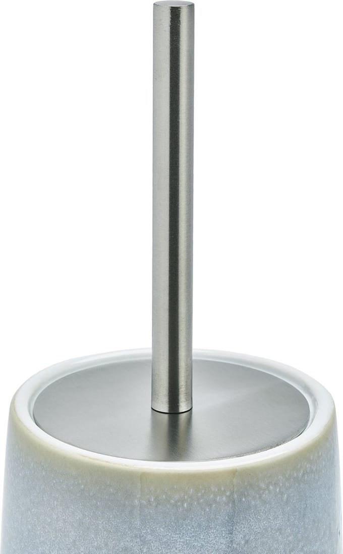 Figo Toiletborstel Ice | Lichtgrijs / Blauw | Stoneware