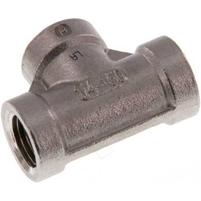 Rp 1/4'' RVS T-stuk 16 Bar [2 Stuks]