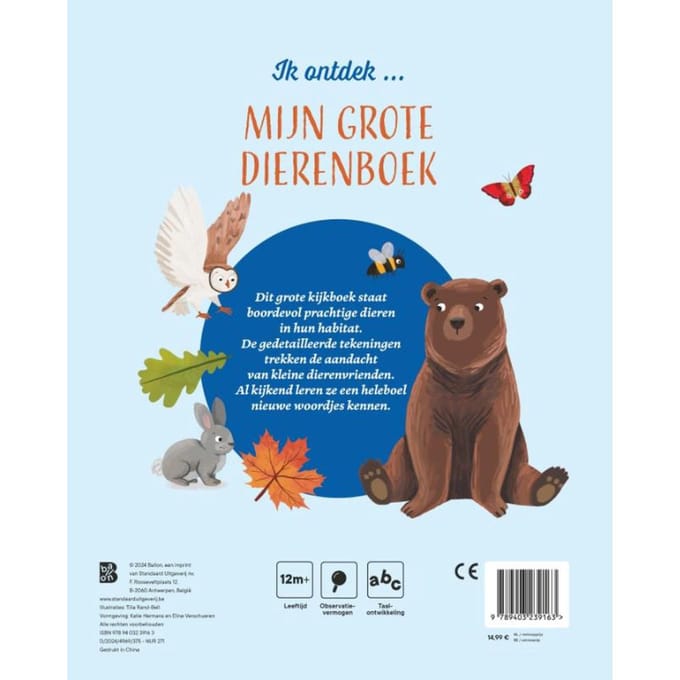 Top1Toys Boek Mijn Grote Dierenboek