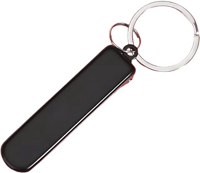 INTER-ESQUE Nagelknipper Sleutelhanger - Met Nagelvijl - Zwart