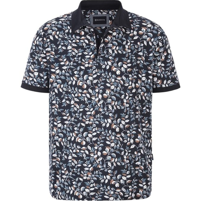 Babista herren Poloshirt - 52/54 - donkerblauw - Plus Size