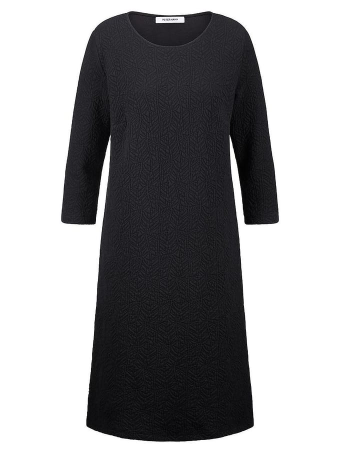 Jersey jurk Van Peter Hahn zwart