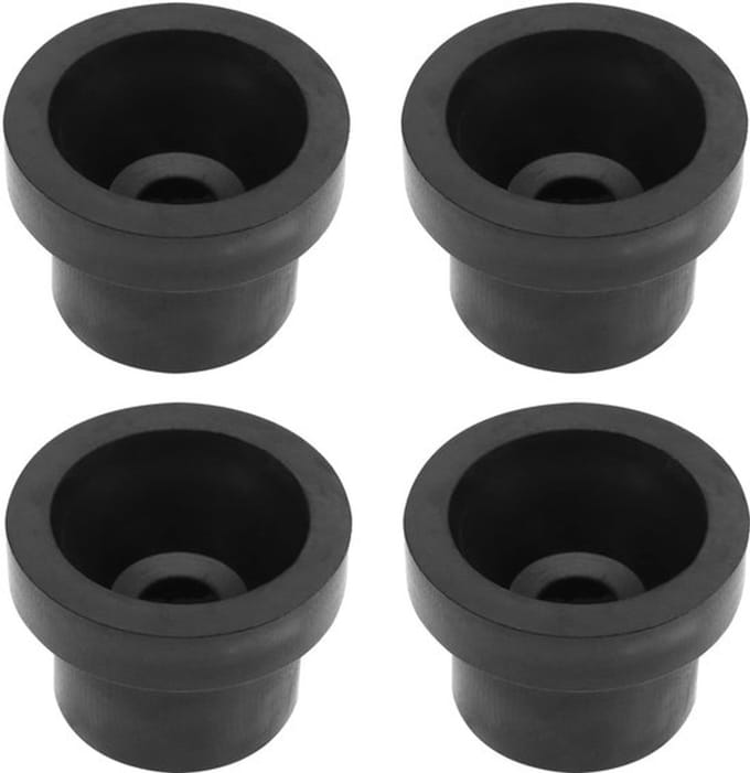 Dailygoody - Motor Cover Stop Bumper Grommet - 4 Stuks - Rubberen