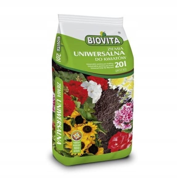 Biovita - Universele Tuinaarde - 5,5-6,5 pH - 20L - Voor Kweken