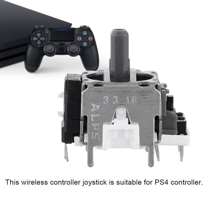 Ensemble de 5 pièces Module de capteur analogique de joystick de manette 3D de remplacement pour PS4 gray
