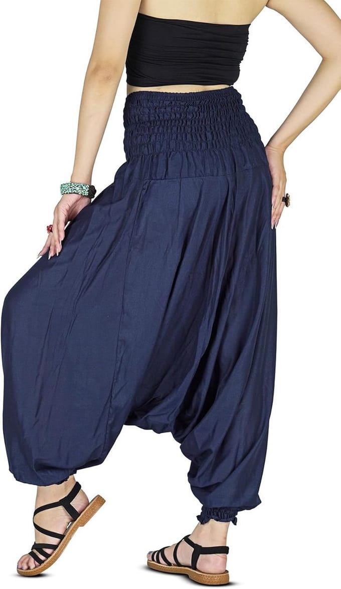 Dames Harembroek Jumpsuit Bohemien Losse Strand Yogabroek
