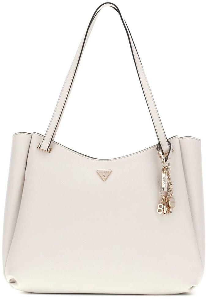 GUESS schoudertas Gilda Tote Cream White crème