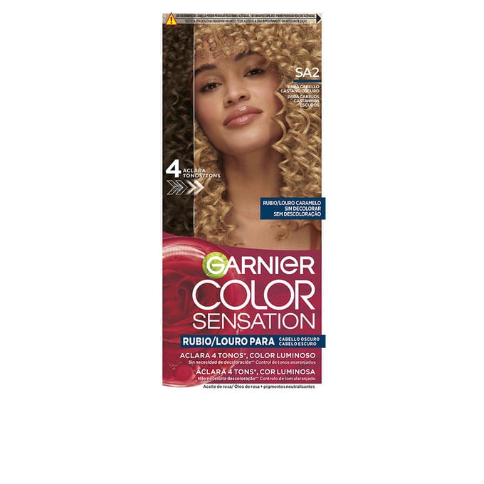 Kleureffect Luminous Blonde Verf Zonder Vervaging Voor Donker Haar #louro Caramel