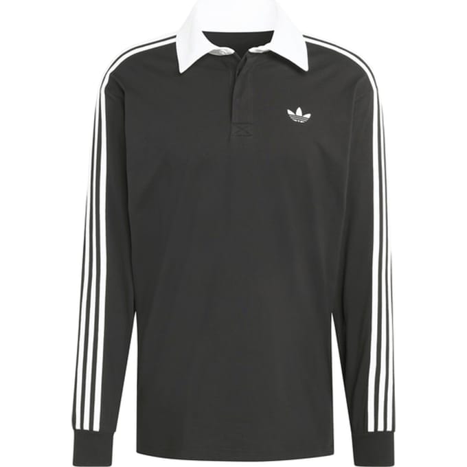 regular fit rugbyshirt van puur katoen
