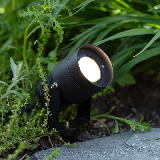 Markslöjd Tuin 24 LED spot, zwart, 15 watt