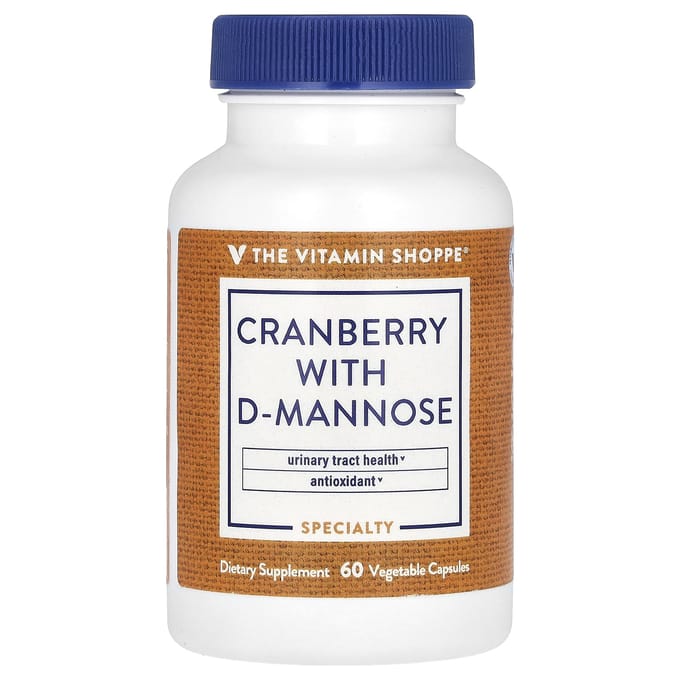 Cranberry met D-Mannose, 60 Veggie Capsules