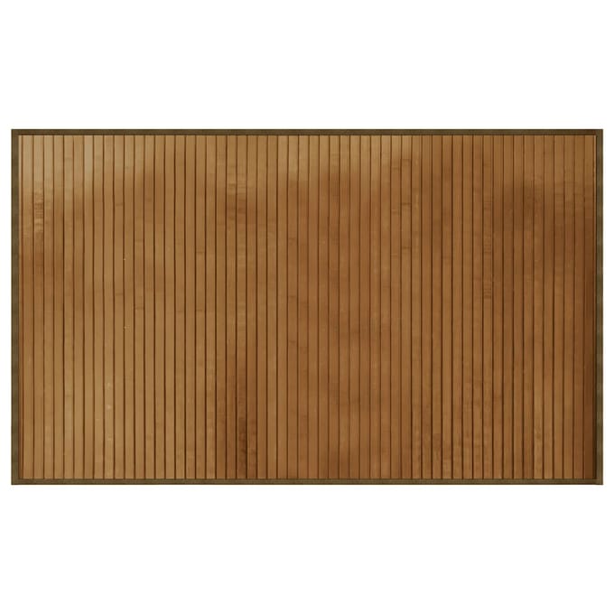 vidaXL - Vloerkleed - rechthoekig - 60x100 - cm - bamboe - bruin