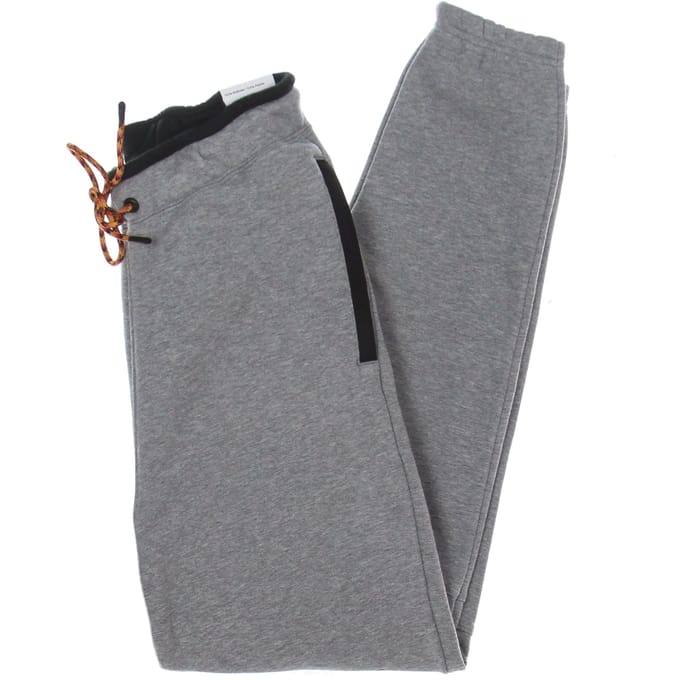 Jumpman fleecebroek heren Carbon Heather/zwart