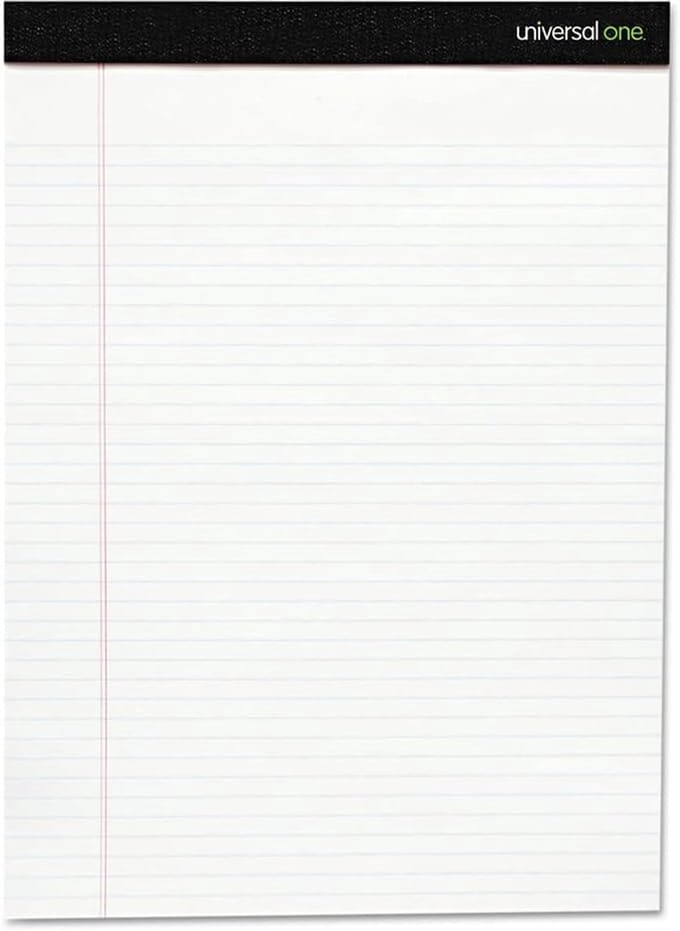 Schrijfblokken Wit - Notitieblokken Papier - Zakelijk Gebruik - Geperforeerde Vel - A4 - Wit