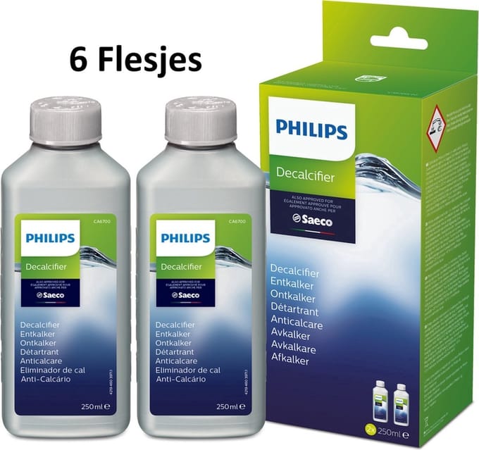 Saeco Philips CA6700/22 - Koffiemachineontkalker - 6x 250ml