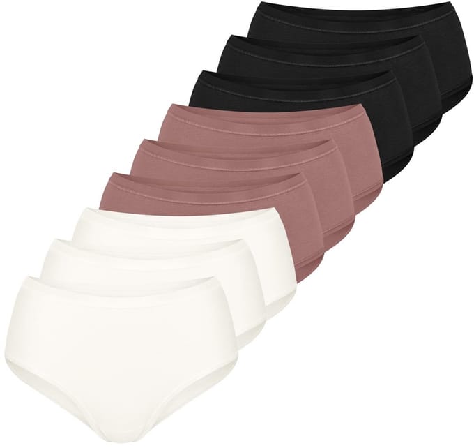 sloggi Dames midi slip 9 pack GO Daily Cotton