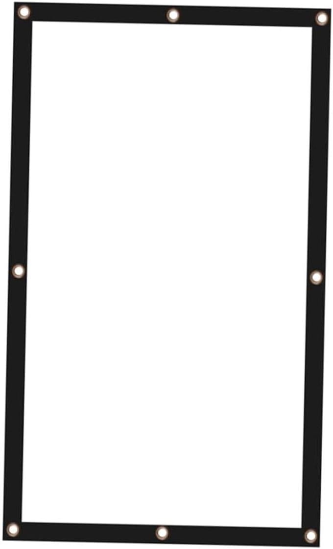 Projectiescherm - Beamerdoek - Thuisbioscoop Creëren - Gelijkmatige Lichtverspreiding - 100 Inch 16:9 - Wit