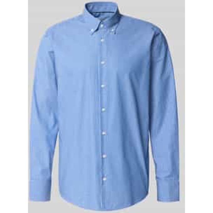 Regular fit zakelijk overhemd met button-downkraag