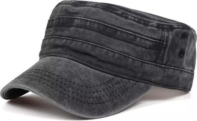 Army Pet - Zonneklep - Unisex - Maat 56/58 - Grijs Zwart