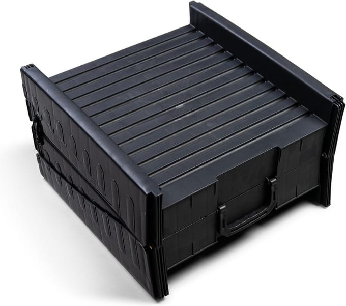 Hondenloopplank plooibaar ABS grijs 152x40cm
