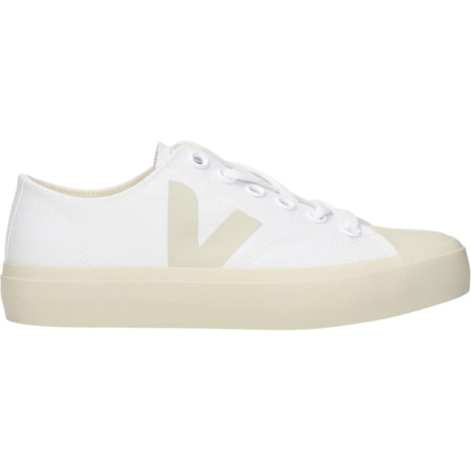 Veja Witte Stoffen Lage Sneakers