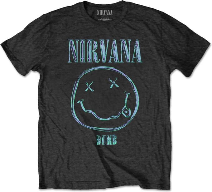 Nirvana - Dumb Mens Tshirt - S - Zwart